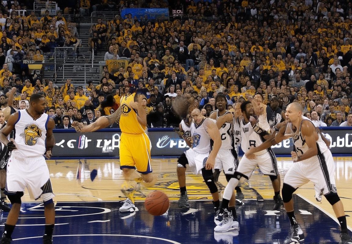 2012-2013赛季NBA勇士对马刺巅峰对决：火花四溅的篮球传奇(图1)